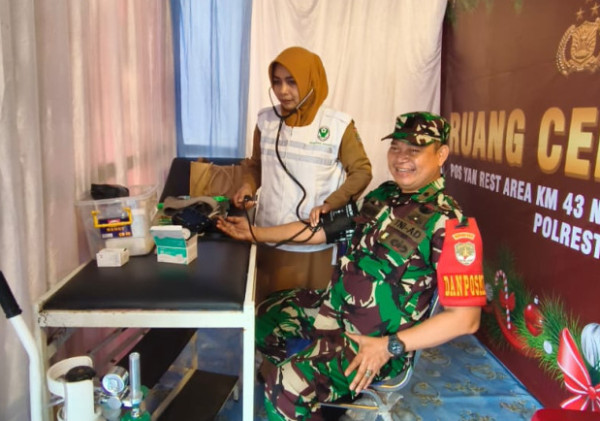 Puskesmas Gembong Siaga di Posko Kesehatan Rest Area Km 43, Dukung Keselamatan Pemudik