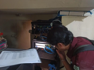 Kantor Kemkumham Banten Digecek Perangkat Jaringannya oleh Tim Vendor Telkom