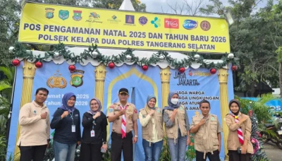 Petugas Medis Puskesmas Kelapa Dua Siaga di Pos Pengamanan Gading Serpong