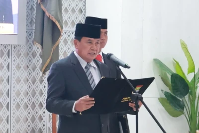 Bupati Tangerang Lantik Dirops Perumda Pasar NKR, Tekankan Kolaborasi dan Sinergi