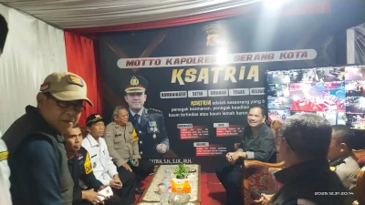 Kapolda Banten dan Wali Kota Serang Pantau Keamanan Malam Tahun Baru di Kota Serang