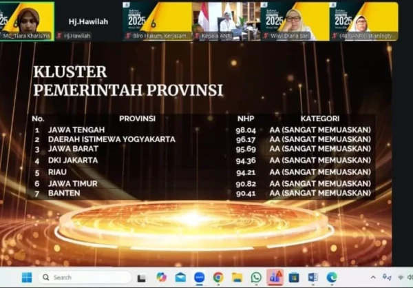 Pemprov Banten Raih Peringkat 7 Nasional Pengawasan Kearsipan Tahun 2025