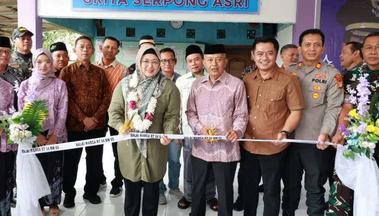 Wabup Tangerang Resmikan Balai Warga RT. 04 RW. 05 Perum Griya Serpong Asri