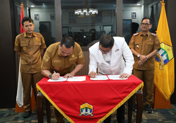 PMI Kabupaten Serang Serahkan Aset Gedung Kantor kepada Pemkot Serang