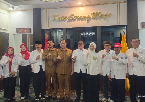Gedung Kantor PMI Kabupaten Serang Diserahkan kepada Pemkot Serang