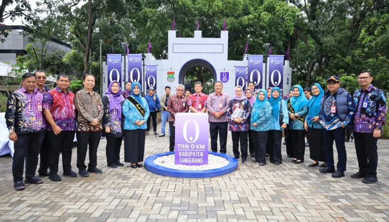 Pemkab Tangerang Resmikan Tugu Titik Nol sebagai Zona Literasi Digital