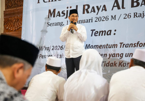 Wagub Banten: Peringatan Isra Mikraj Wujudkan Keimanan dan Persatuan Umat