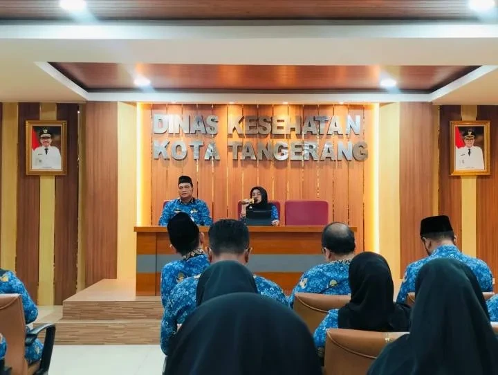 Dinkes Kota Tangerang Gelar Rapat Evaluasi Kinerja Pegawai