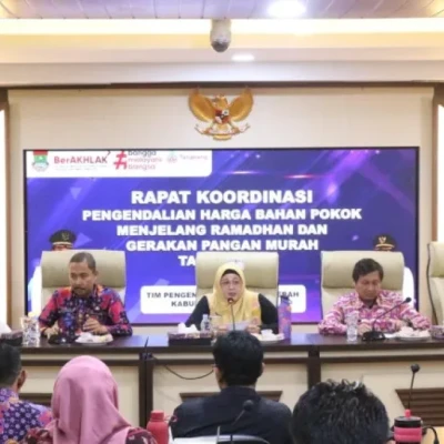 Pemkab Tangerang Gelar Rakor Pengendalian Harga Bahan Pokok Menjelang Ramadan