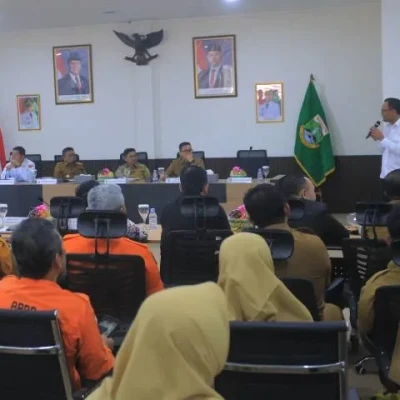 Wali Kota Tangerang Hadiri Rakor Penanganan Banjir Tangerang Raya