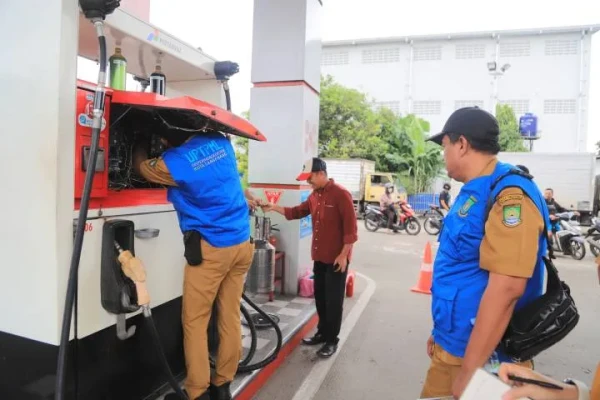 Pemkot Tangerang Lakukan Uji Tera Alat Ukur di SPBU Jatiuwung