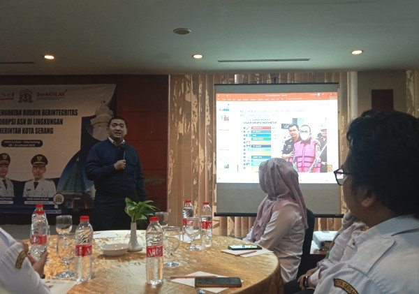 Pemkot Serang Gelar Pelatihan Penguatan Budaya Berintegritas Antikorupsi bagi ASN