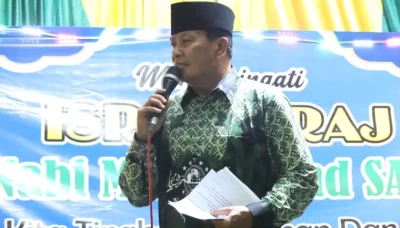 Bupati Tangerang Hadiri Peringatan Isra Mi'raj di Masjid Jami Raudhatul Jannah