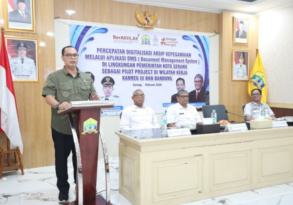Kota Serang Jadi Pilot Project Digitalisasi Arsip Kepegawaian
