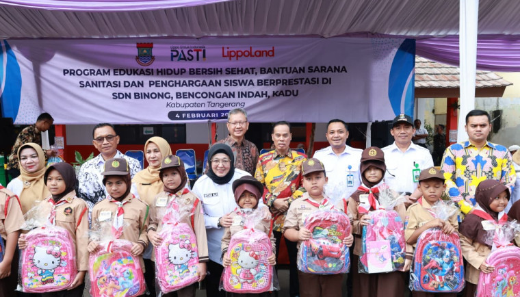 Wabup Tangerang Terima Bantuan CSR Lippoland untuk SD Negeri Binong 1 dan 2