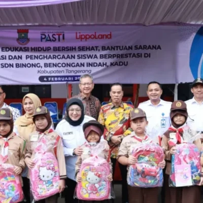 Wabup Tangerang Terima Bantuan CSR Lippoland untuk SD Negeri Binong 1 dan 2