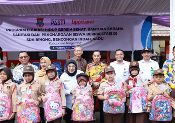 Wabup Tangerang Terima Bantuan CSR Lippoland untuk SD Negeri Binong 1 dan 2