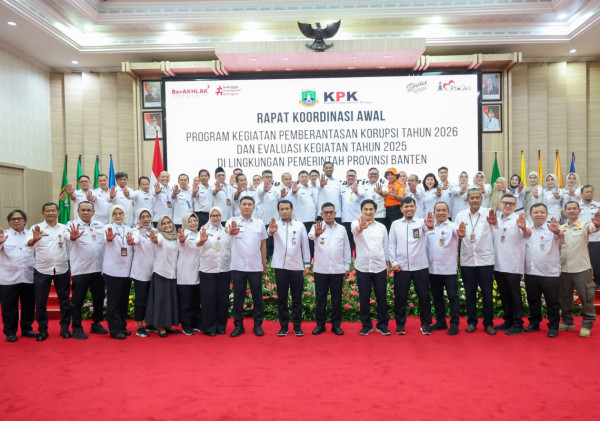 KPK Apresiasi Peningkatan Kinerja Tata Kelola Pemprov Banten