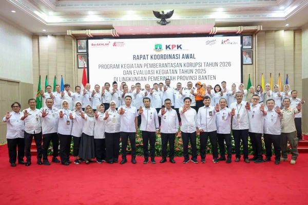 KPK Apresiasi Peningkatan Kinerja Tata Kelola Pemprov Banten