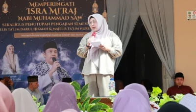 Wabup Tangerang Hadiri Peringatan Isra Mi'raj dan Penutupan Pengajian di Desa Cicayur