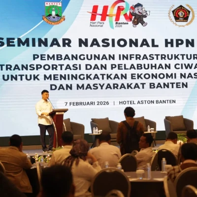 Seminar Pembangunan Infrastruktur dan Transportasi Pelabuhan Ciwandan Diberi Semangat oleh Wagub Banten