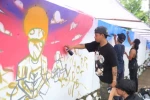 Jalan Deplu Adam Malik Kreo Selatan Berubah Drastis dengan Mural