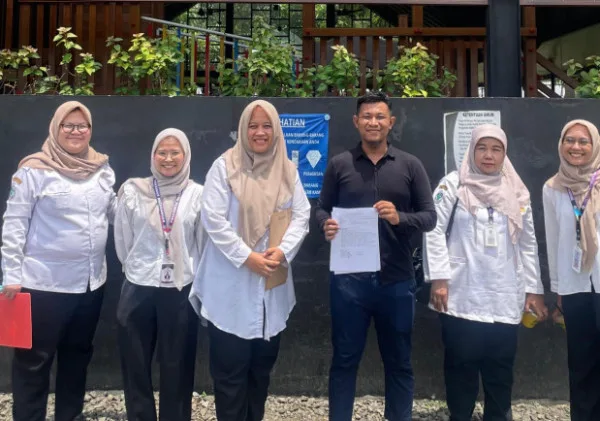 UPTD Puskesmas Pagedangan Lakukan Inspeksi Kesehatan Lingkungan di The Nice Playland