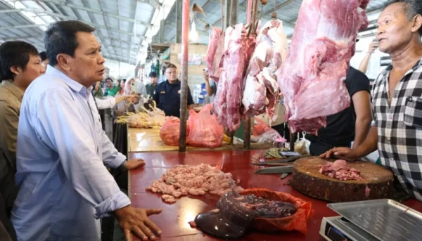 Bupati Tangerang Pantau Harga dan Stok Kebutuhan Pokok di Pasar Mauk Jelang Ramadan