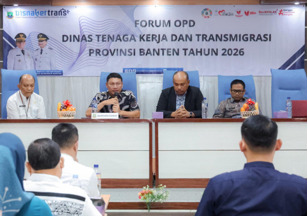 Sekda Banten Tekankan Peningkatan Serapan Tenaga Kerja Terlatih dan Perlindungan Tenaga Kerja