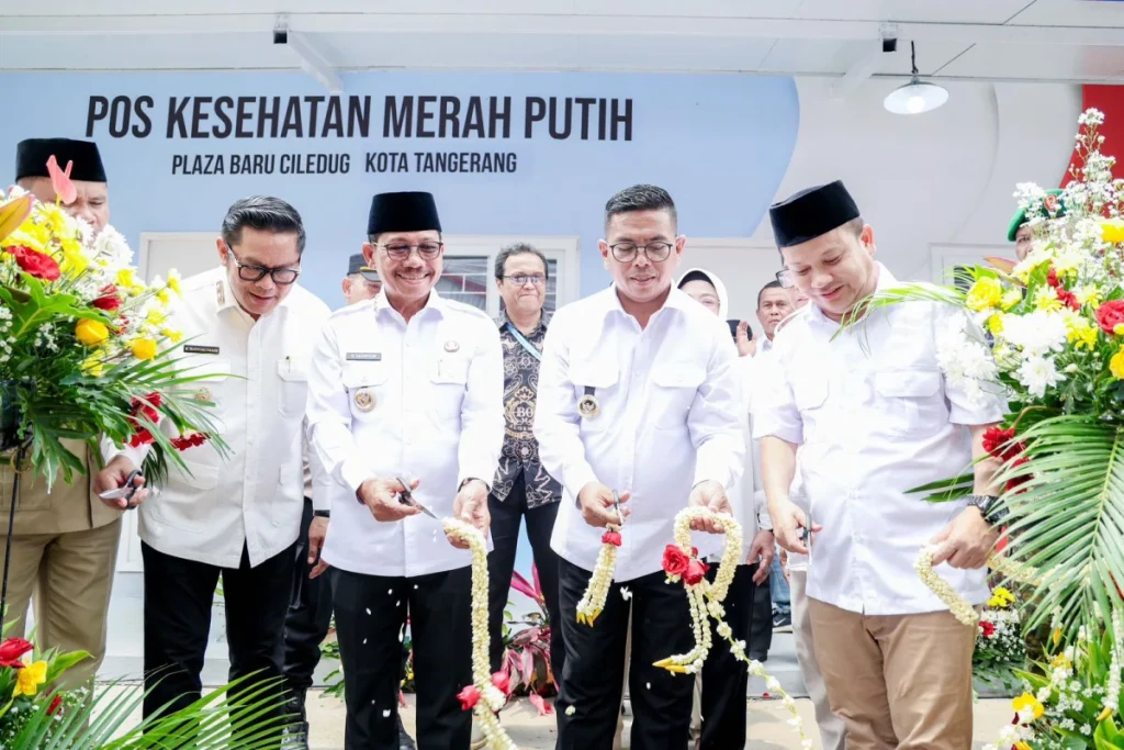 Gubernur Banten Resmikan Pos Kesehatan Merah Putih di Pasar Anyar, Tangerang