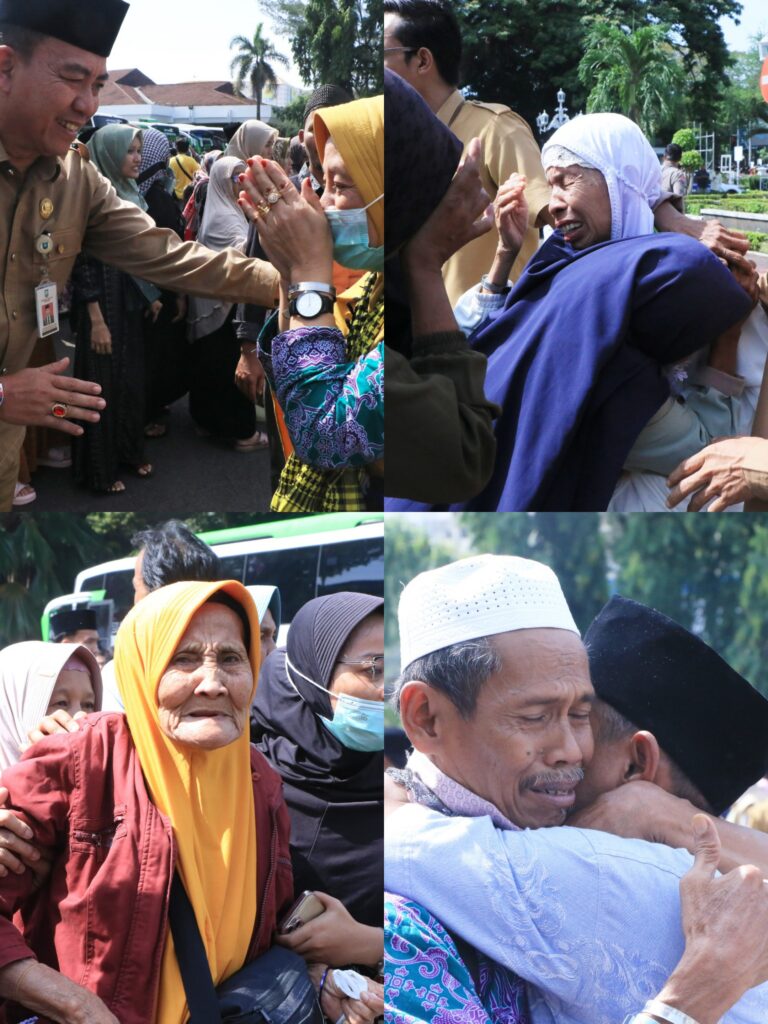 Tangis Haru Kepulangan Ratusan Jamaah Haji Asal Kabupaten Serang