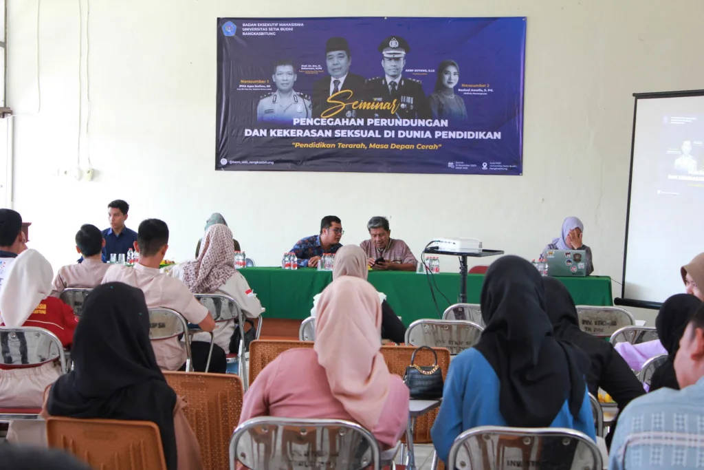 BEM Universitas Setia Budhi Rangkasbitung Gelar Seminar Pencegahan Perundungan dan Kekerasan Seksual