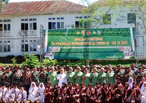 Aprsiasi TMMD Ke -119 Kodim 0602/Serang, Danrem 064/MY: Berkat hasil Kerjasama Semuanya