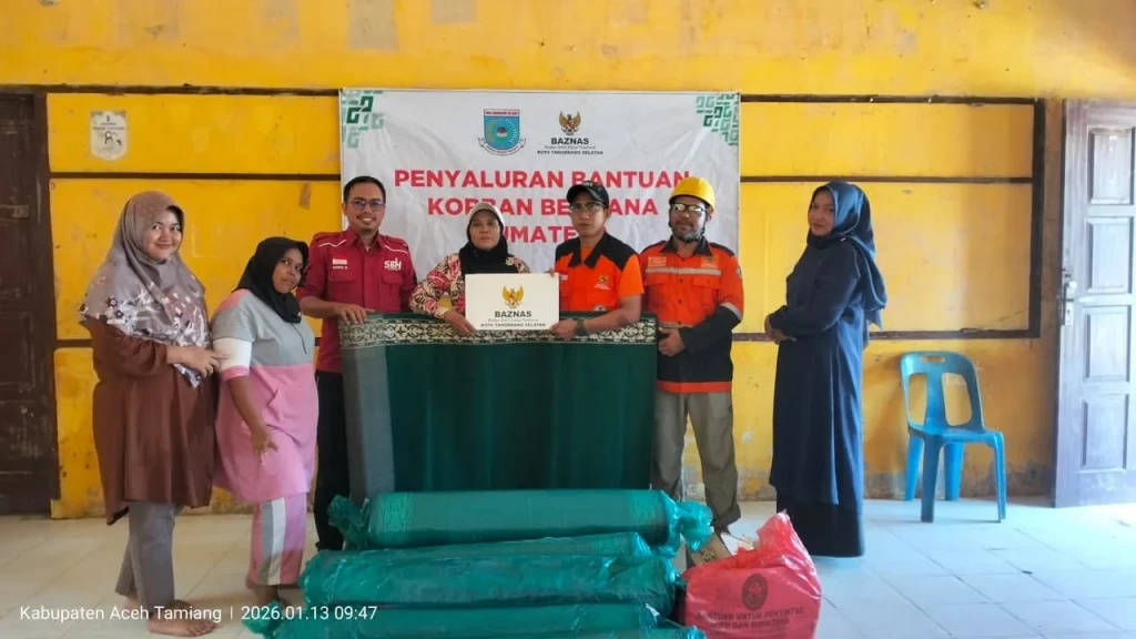 Baznas Tangsel Salurkan Bantuan Rp2 Miliar untuk Korban Banjir di Sumatera