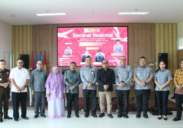 FH Untirta Gelar Kuliah Umum: Wujudkan Sistem Hukum Berkeadilan dan Bebas Korupsi