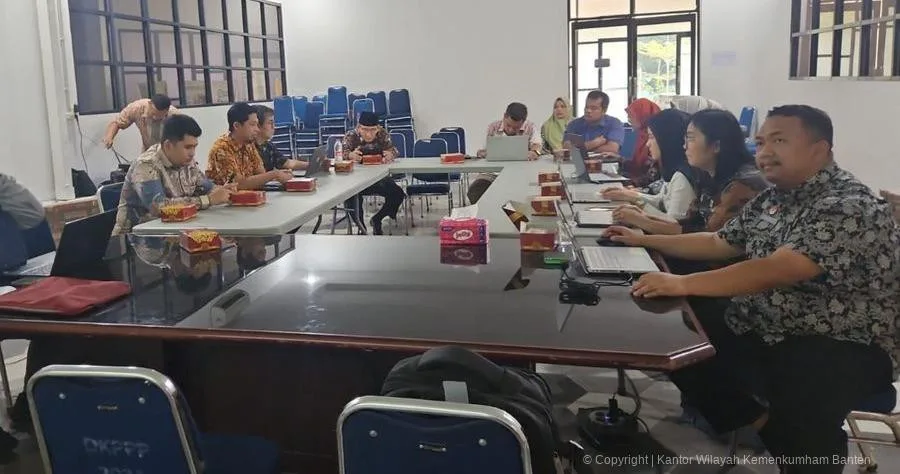 Pemkot Tangerang Selatan dan Kanwil Kemenkumham Banten Bahas Raperwal Retribusi Jasa Usaha