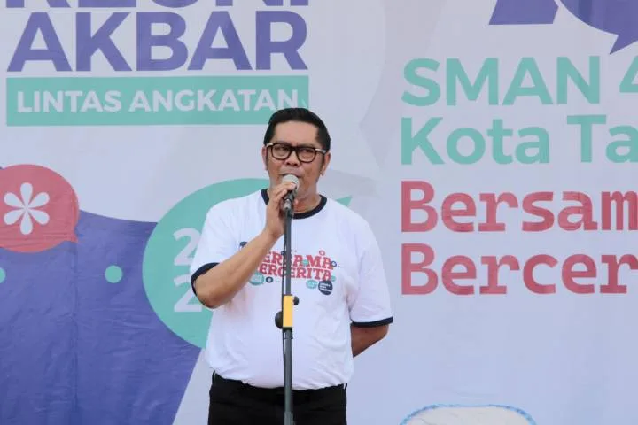 Wakil Wali Kota Tangerang Hadiri Reuni Akbar SMAN 4, Kenang Masa Sekolah dan Sampaikan Apresiasi untuk Guru