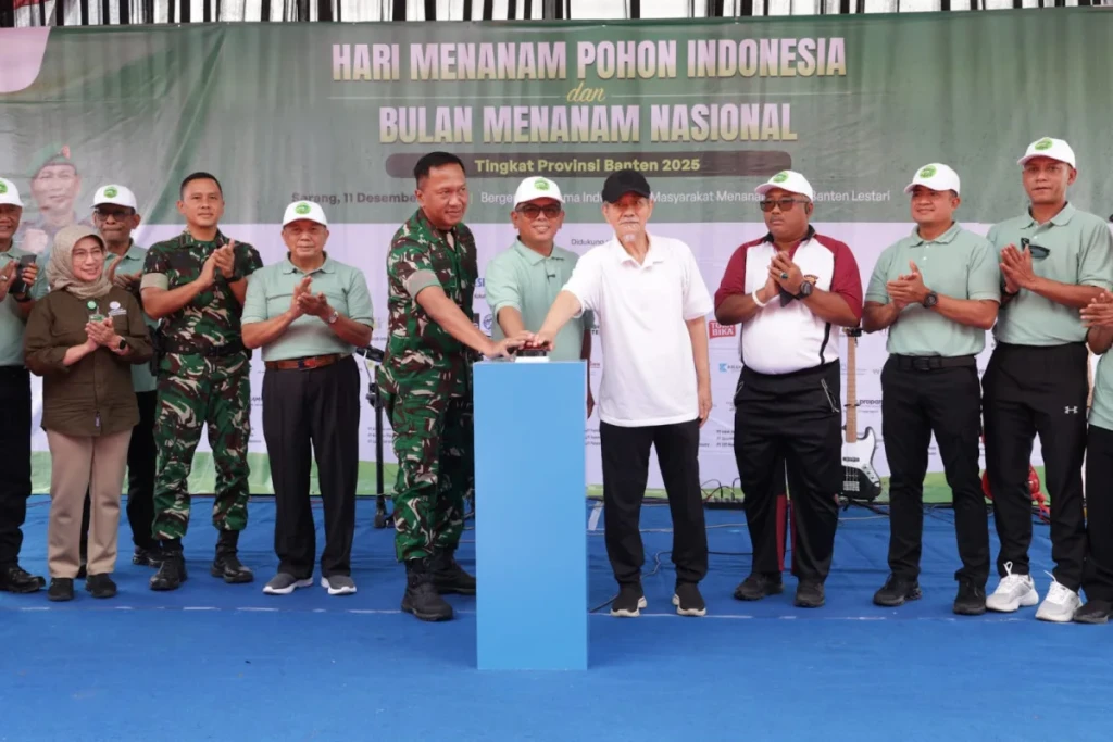 Pemprov Banten Perkuat Program Bang Kaliandra pada Peringatan HMPI dan Bulan Menanam Nasional 2025