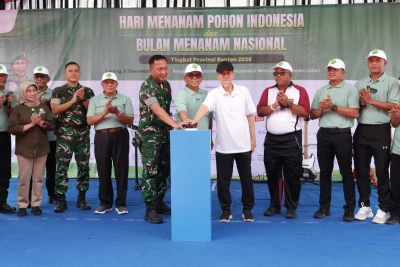 Pemprov Banten Perkuat Program Bang Kaliandra pada Peringatan HMPI dan Bulan Menanam Nasional 2025