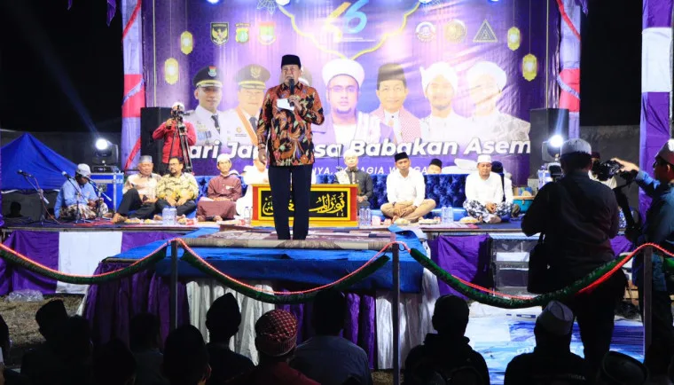Bupati Tangerang Hadiri Milad ke-46 Desa Babakan Asem, Peringatan Diisi Kegiatan Keagamaan