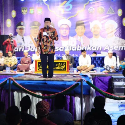 Bupati Tangerang Hadiri Milad ke-46 Desa Babakan Asem, Peringatan Diisi Kegiatan Keagamaan