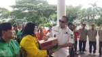 Serdadu Terima 153 Paket Sembako dan 2.295 Ton Beras di Puspemkot Serang