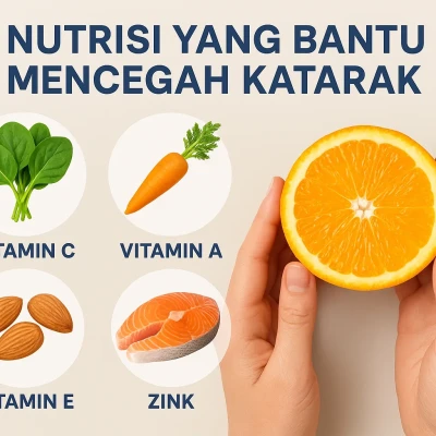 Nutrisi yang Bantu Mencegah Katarak dan Degenerasi Makula