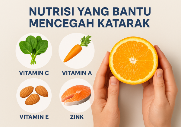 Nutrisi yang Bantu Mencegah Katarak dan Degenerasi Makula