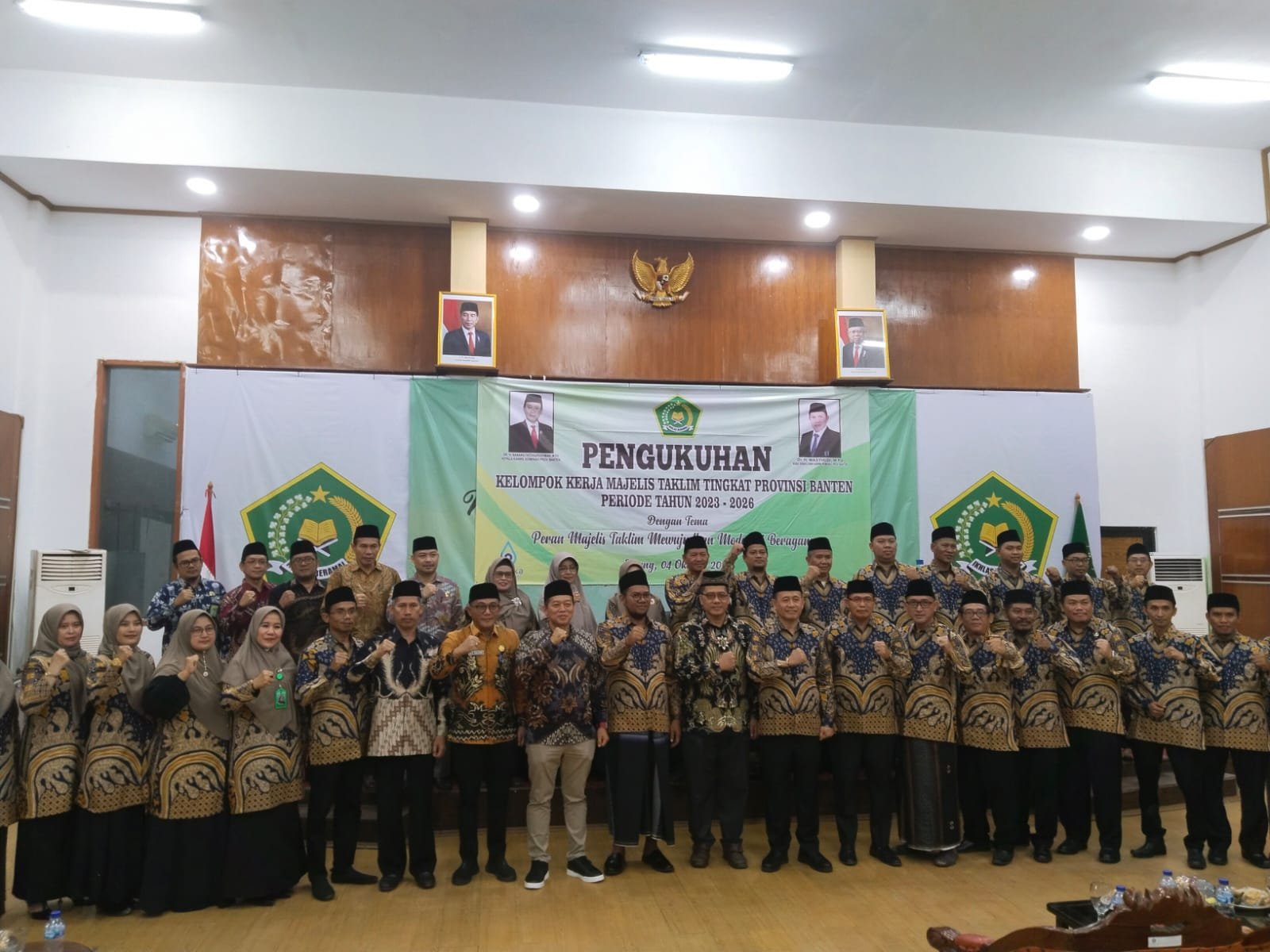 KEMENAG GELAR PENGUKUHAN KELOMPOK KERJA MAJELIS TA'LIEM TINGKAT PROVINSI BANTEN