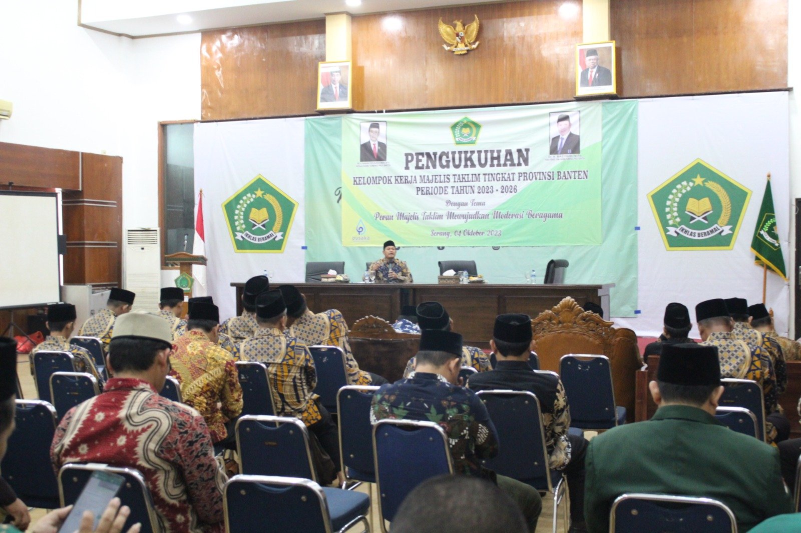 KEMENAG GELAR PENGUKUHAN KELOMPOK KERJA MAJELIS TA'LIEM TINGKAT PROVINSI BANTEN