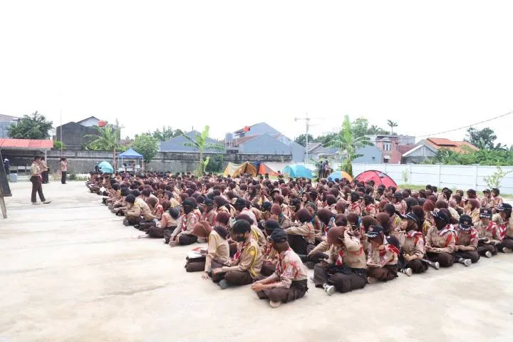 Ratusan Pramuka Ikuti JOTA-JOTI 2025 di SMKN 10 Kota Tangerang