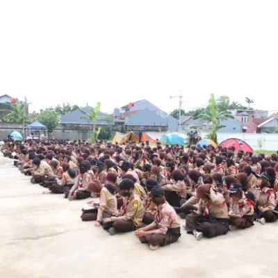 Ratusan Pramuka Ikuti JOTA-JOTI 2025 di SMKN 10 Kota Tangerang