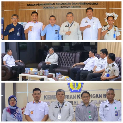 Kanwil Ditjen Imigrasi Banten Lakukan Kunjungan Kerja ke BPKP, BPN, dan DJKN Provinsi Banten