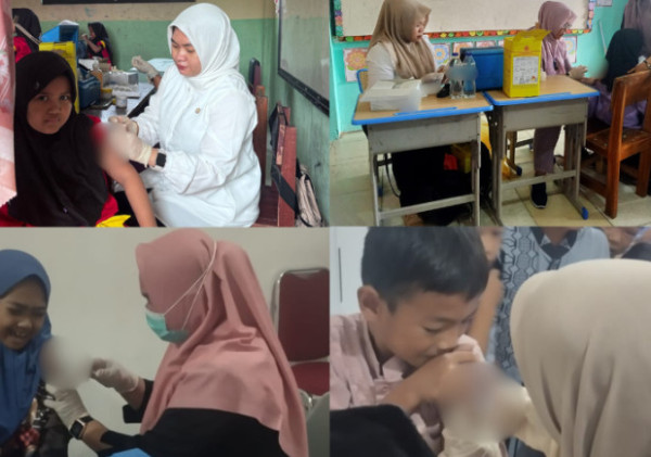 BIAS 2025 di Pasir Jaya Berjalan Lancar, Tiga Sekolah Jadi Sasaran Imunisasi DT dan Td